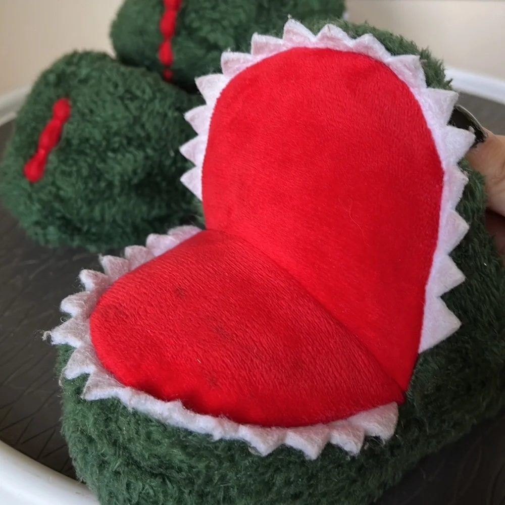 Totes Dinosaur Slippers Boy Size 13-1